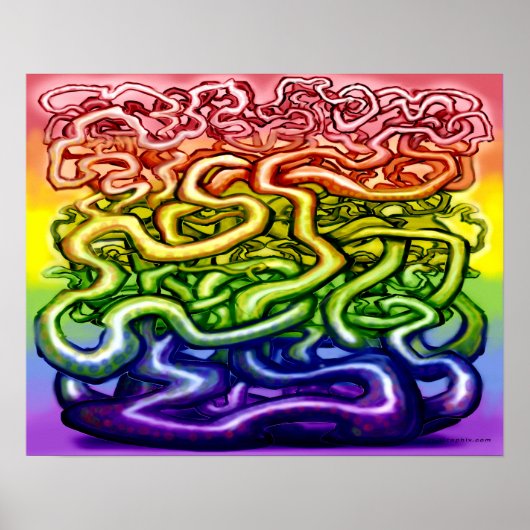 Rainbow LGBQT Poster (Vorne)