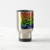 Rainbow LGBQT Reisebecher (Mittel)