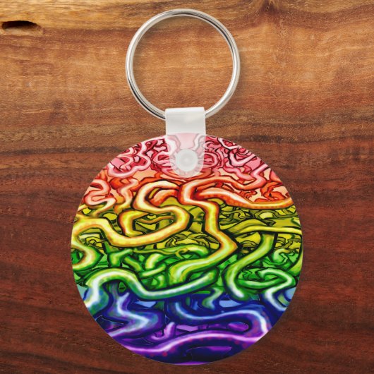 Rainbow LGBQT Schlüsselanhänger (Vorderseite)