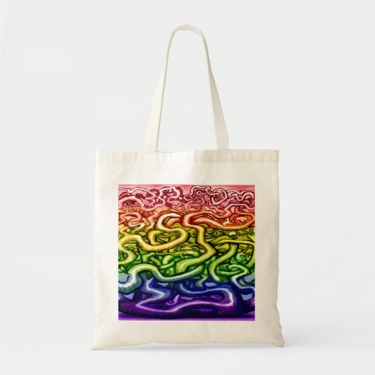 Rainbow LGBQT Tragetasche (Vorne)