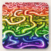 Rainbow LGBQT Untersetzer (Vorderseite)