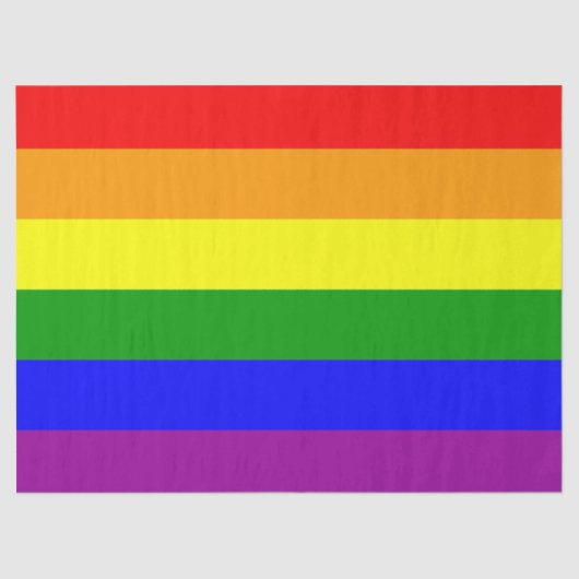 Rainbow LGBT+ Decoupage Seidenpapier (Vorderseite)
