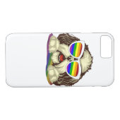 Rainbow LGBT Flag Gay Pride Shih Tzu Dog Copy Case-Mate iPhone Hülle (Rückseite (Horizontal))
