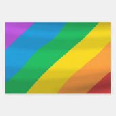 Rainbow LGBT Flag Wrapping Paper Sheets - Prix Geschenkpapier Set (Vorderseite 3)
