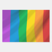 Rainbow LGBT Flag Wrapping Paper Sheets - Prix Geschenkpapier Set (Vorderseite 2)