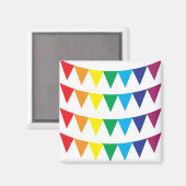 Rainbow LGBT-Flaggenmagnet Magnet (Vorderseite/Rückseite)