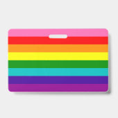 Rainbow LGBT Gay Flag Abzeichen Ausweis (Rückseite)