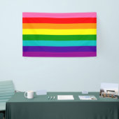 Rainbow LGBT gay flag Banner (Messeveranstaltung)