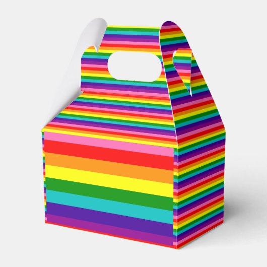 Rainbow LGBT Gay Flag - Box Geschenkschachtel (Vorderseite)