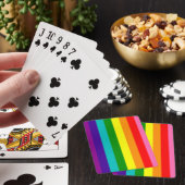Rainbow LGBT gay flag Classic Playing Cards Spielkarten (In Situ)