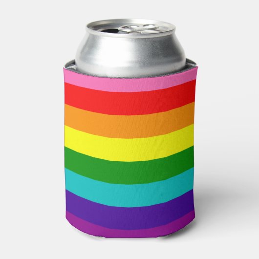 Rainbow LGBT Gay Flag Dosenkühler (Kanne Vorderseite)
