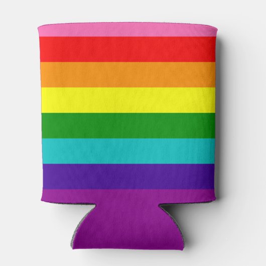 Rainbow LGBT Gay Flag Dosenkühler (Rückseite)