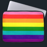Rainbow LGBT Gay Flag Electronics Bag Laptopschutzhülle<br><div class="desc">Rainbow LGBT Gay Flag Electronics Bag</div>