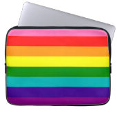 Rainbow LGBT Gay Flag Electronics Bag Laptopschutzhülle (Vorderseite)
