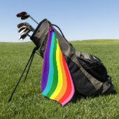 Rainbow LGBT Gay Flag Golf Handtuch (Gras)