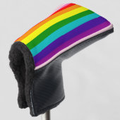 Rainbow LGBT Gay Flag Golf Head Cover Golf Headcover (3/4 Vorderseite)