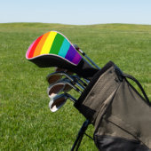 Rainbow LGBT Gay Flag Golf Head Cover Golf Headcover (In SItu)