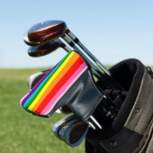 Rainbow LGBT Gay Flag Golf Head Cover Headcover (In Situ)
