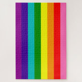 Rainbow LGBT Gay Flag Puzzle (Vertikal)