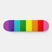Rainbow LGBT Gay Flag Skateboard (Horizontal)