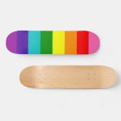 Rainbow LGBT Gay Flag Skateboard (Horizontal)