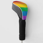 Rainbow LGBT Golf Headcover (angewinkelt)