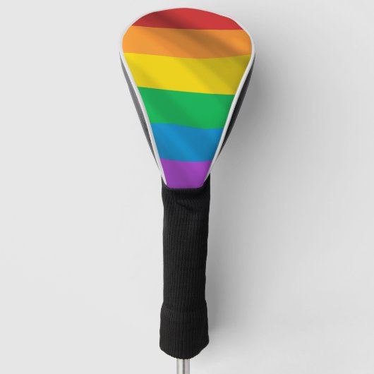Rainbow LGBT Golf Headcover (Vorderseite)