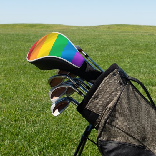 Rainbow LGBT Golf Headcover (In SItu)