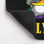 Rainbow Lgbt Lesbian Pride Funny Cat Dabbing Mousepad (Ecke)