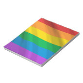 Rainbow LGBT Notizblock (Rotiert)