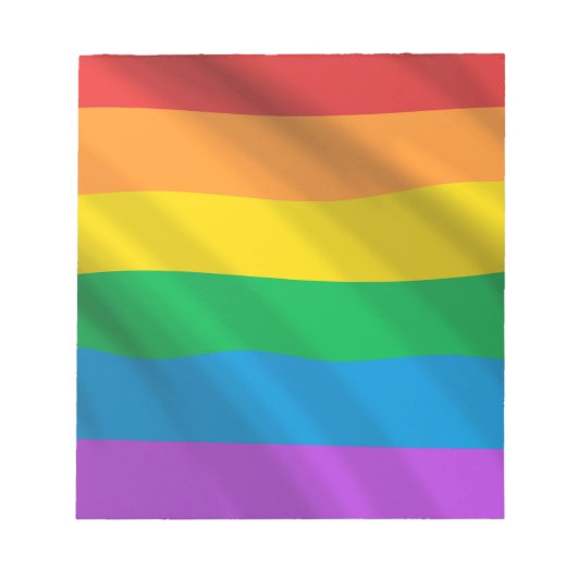 Rainbow LGBT Notizblock (Vorderseite)