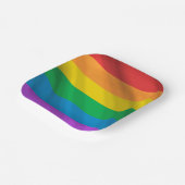 Rainbow LGBT Pappteller (Gewinkelt)
