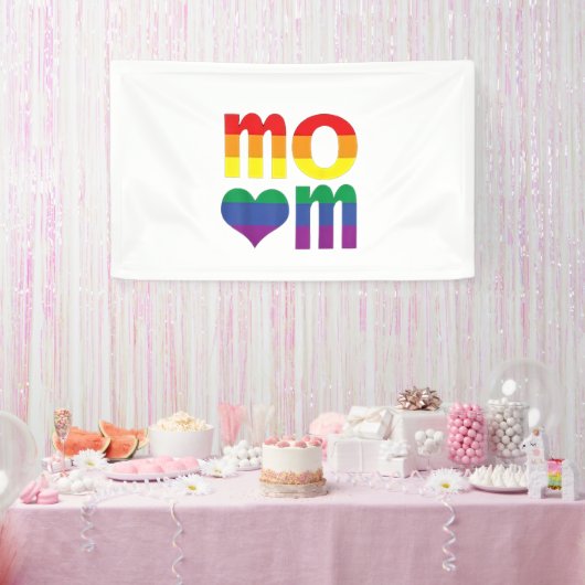 Rainbow LGBT Pride Monat Muttertag LGBT Banner (Party)