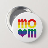 Rainbow LGBT Pride Monat Muttertag LGBT Button (Vorne & Hinten)