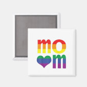 Rainbow LGBT Pride Monat Muttertag LGBT Magnet (Vorderseite/Rückseite)