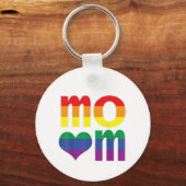 Rainbow LGBT Pride Monat Muttertag LGBT Schlüsselanhänger (Vorderseite)