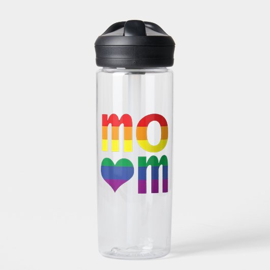 Rainbow LGBT Pride Monat Muttertag LGBT Trinkflasche (Vorderseite)
