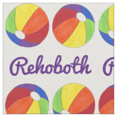 Rainbow LGBT Pride RehoBeide Beach DE Beach Ball Stoff (Nahaufnahme)