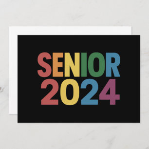 Rainbow LGBT Pride Senior 2024 Abschluss Einladung