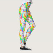 Rainbow LGBT Princess Unicorn Leggings (Rechts)