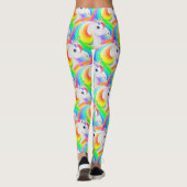 Rainbow LGBT Princess Unicorn Leggings (Rückseite)