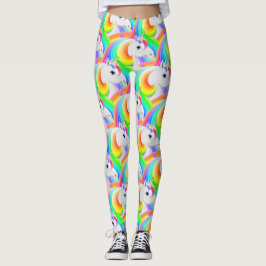 Rainbow LGBT Princess Unicorn Leggings