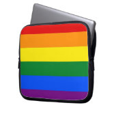 Rainbow LGBT Prix Flag Laptop Sleeve (Vorderseite Links)