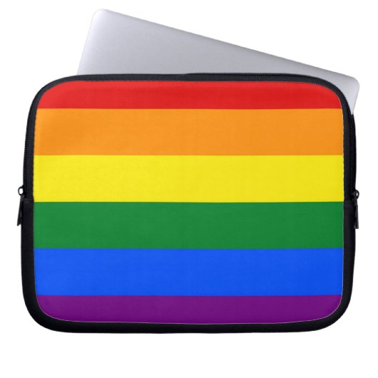 Rainbow LGBT Prix Flag Laptop Sleeve (Vorderseite)