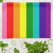 Rainbow LGBT Schwulenflagge Küchentücher (Gefaltet)