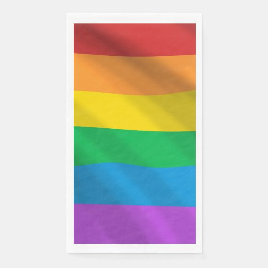 Rainbow LGBT Serviette (Vorderseite)