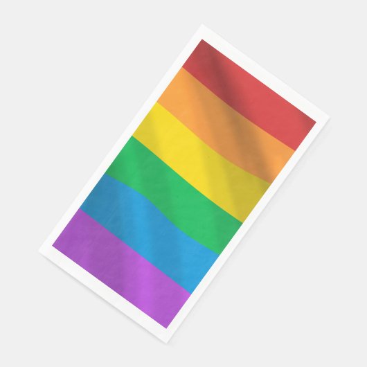 Rainbow LGBT Serviette (Ecke)