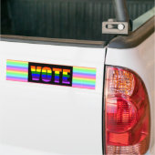 Rainbow LGBT Vote Autoaufkleber (Auf Lkw)