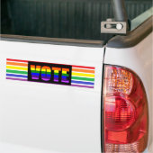 Rainbow LGBT Vote Autoaufkleber (Auf Lkw)
