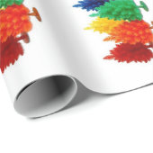 Rainbow LGBT Weihnachtswrapper Geschenkpapier (Rolleneckpunkt)